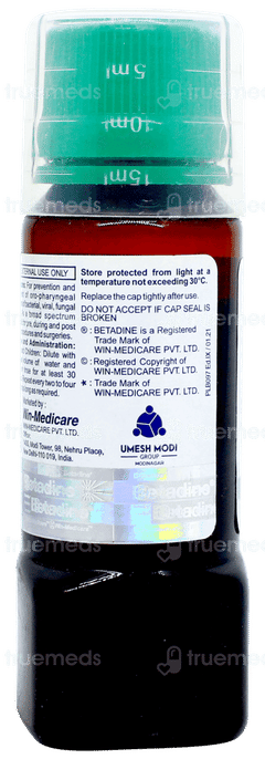 Betadine Mint Flavor Gargle 50Ml